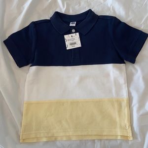 Brand new with tags size 3t color block Janie and jack polo